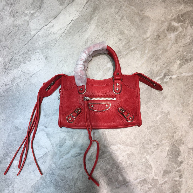 Sleek Faux Leather Handbag - Understated Luxury Look | Women's Statement Accessory #692 - back view (image 4) of designer-inspired handbag