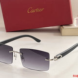 Full view of Cartier unisex sunglasses