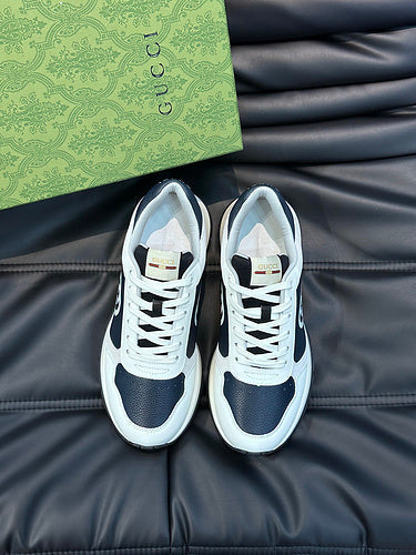 Gucci clean off-white luxury sneakers view 11 padded collar comfort