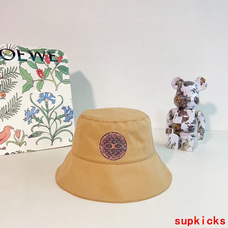 Close-up detail view of Louis Vuitton unisex cap