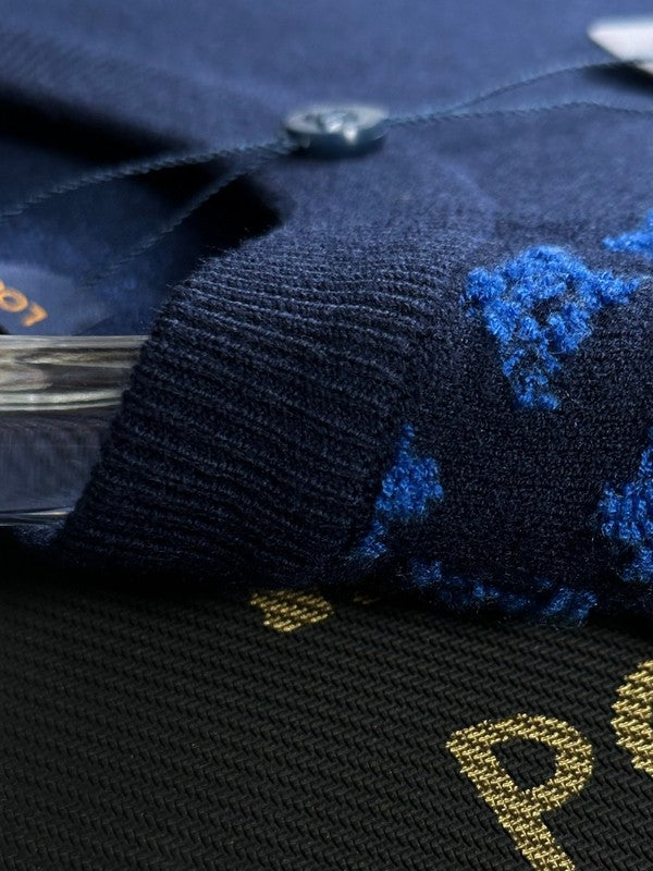 Full styled look of Louis Vuitton luxury clothing with contemporary cut