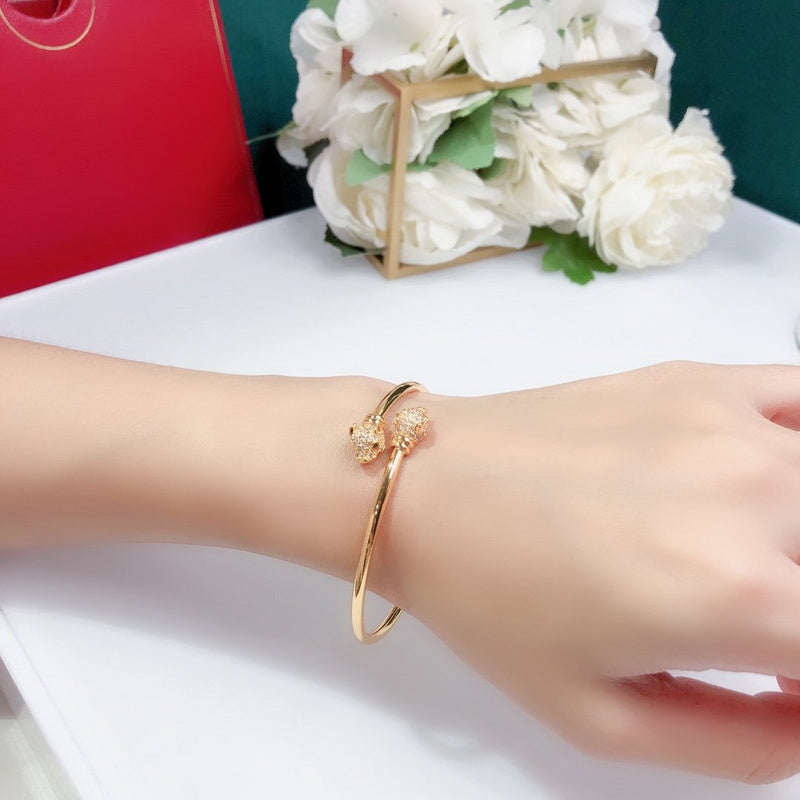 Close-up detail view of Cartier unisex jewelry piece