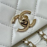 Zivas Charm Understated Luxury Designer Handbag (Considered Detail & Form) – Angled View