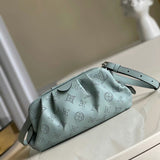 Front view of statement structured women's handbag – women's designer-style accessory