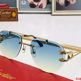 Full view of Cartier unisex sunglasses