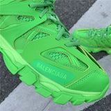 Balenciaga Red Low-Top Sneakers - Front View
