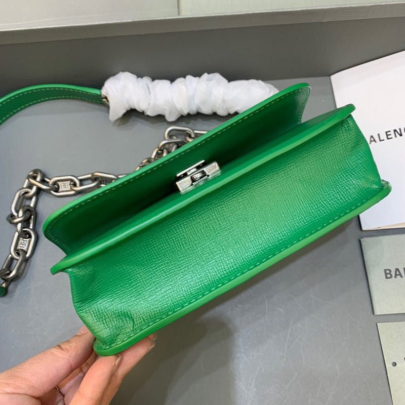 Understated Faux Leather Handbag - Signature Hardware Accents | Women's Designer-Inspired Purse #421 - hardware and detail close-up (image 5) of designer-inspired handbag
