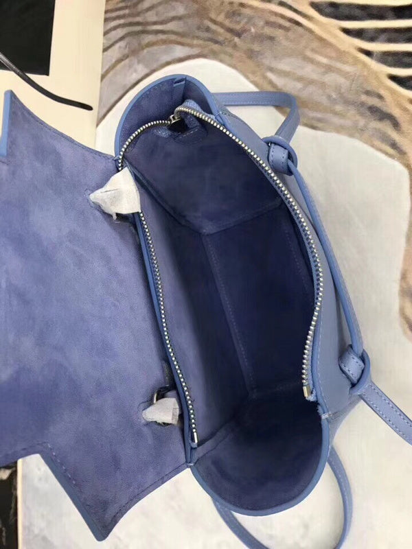 Side profile of modern structured women's handbag – women's designer-style accessory