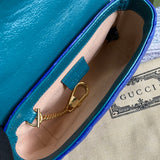 Close-up detail of classic sleek women's handbag – women's statement bag