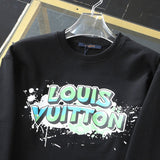 Full styled look of Louis Vuitton luxury clothing with tailored silhouette