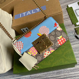 Back view of classic premium women's handbag – women's luxury accessory