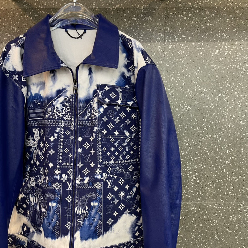 Front view of Louis Vuitton luxury clothing with contemporary cut