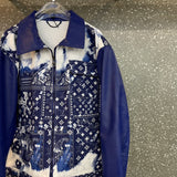 Front view of Louis Vuitton luxury clothing with contemporary cut