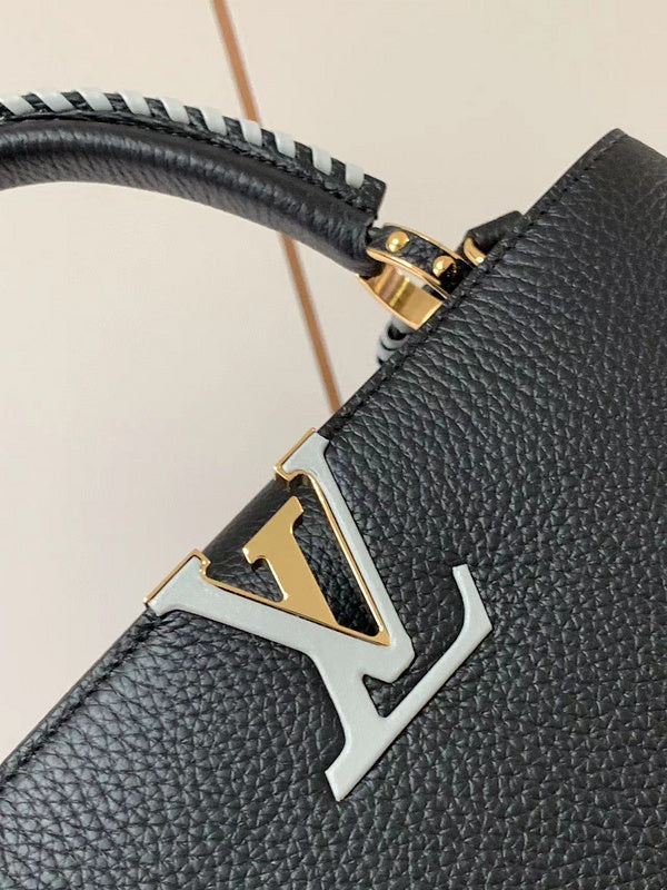 Back view of everyday-luxe signature women's handbag – women's luxury handbag