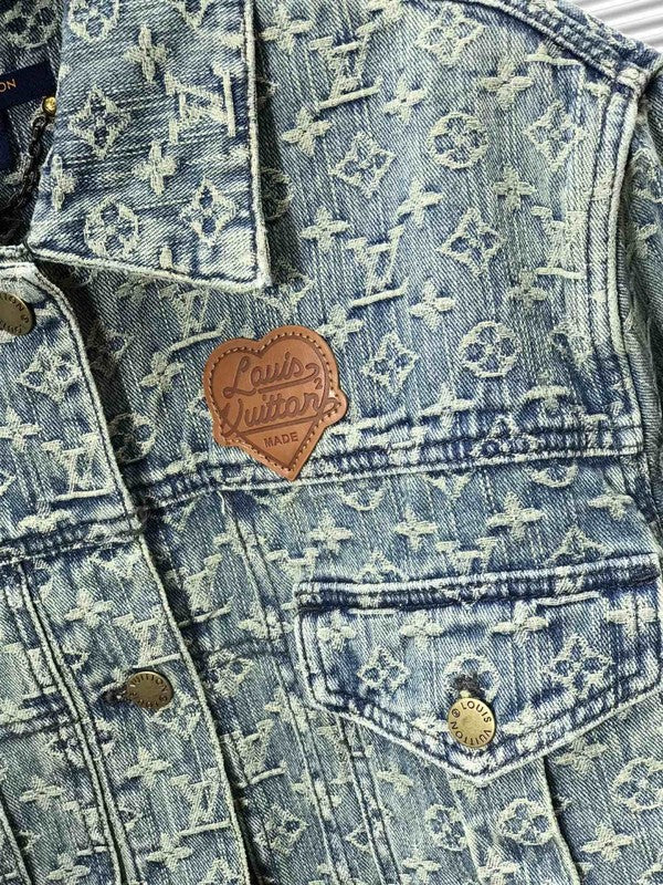 Full styled look of Louis Vuitton luxury clothing with contemporary cut