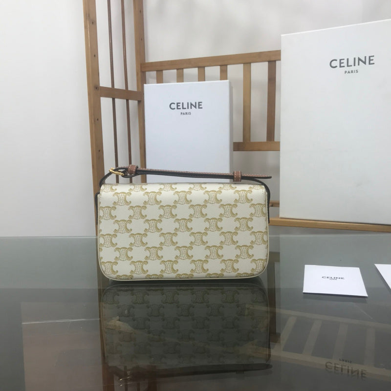 Side profile of premium signature women's handbag – women's everyday handbag