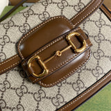 Back view of structured statement women's handbag – women's luxury accessory