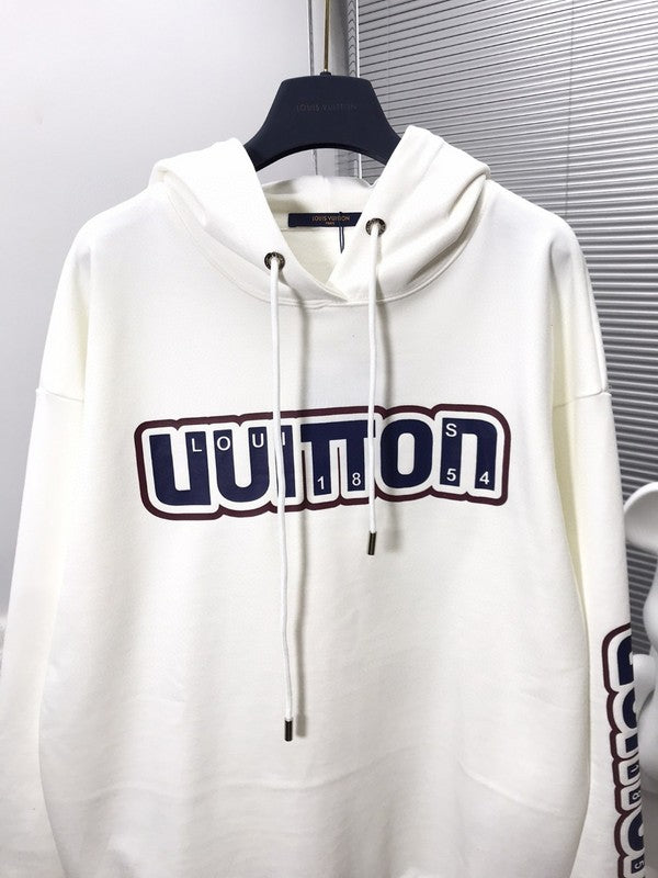 Front view of Louis Vuitton luxury clothing with contemporary cut