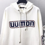 Front view of Louis Vuitton luxury clothing with contemporary cut