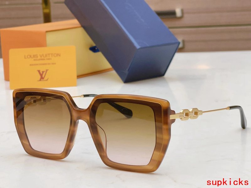 Lifestyle view of Louis Vuitton unisex sunglasses