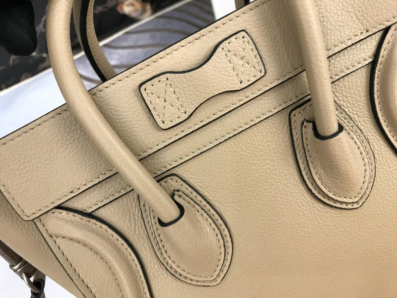 Top view of premium polished women's handbag – women's luxury accessory