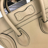 Top view of premium polished women's handbag – women's luxury accessory