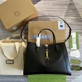 Front view of structured everyday-luxe women's handbag – women's designer-style accessory