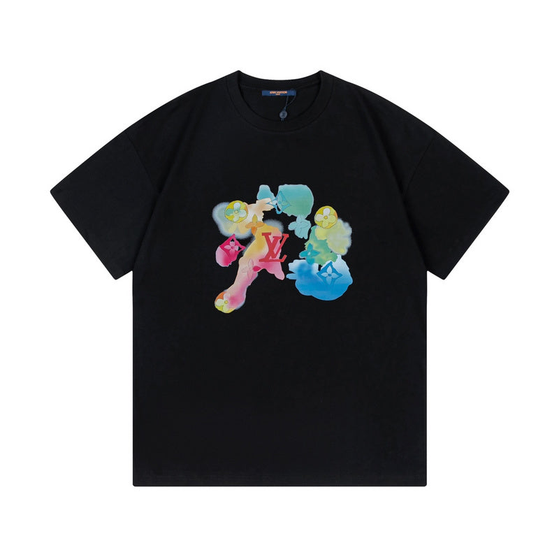 Front view of Louis Vuitton cotton t-shirt with relaxed-fit cut