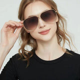 Lifestyle view of Louis Vuitton unisex sunglasses