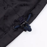 Side profile of Louis Vuitton luxury clothing with contemporary cut