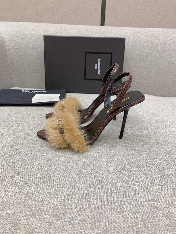 Saint Laurent luxury shoes close-up — premium authentic designer style
