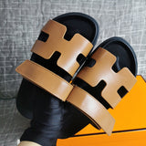 Hermes sandals Style 126 - front view, luxury comfort fit