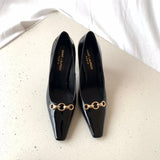 Saint Laurent shoes front view designer style