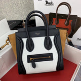 Close-up detail of refined polished women's handbag – women's statement bag
