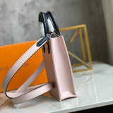Close-up detail of structured elevated women's handbag – women's statement bag