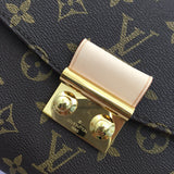 Back view of structured refined women's handbag – women's premium purse