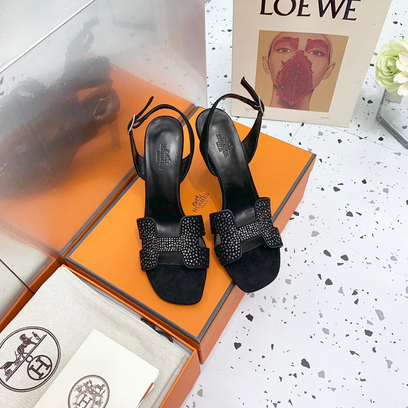 Hermes sandals Style 139 - close-up of timeless elegant design