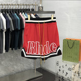 Front view of Rhude luxury clothing with everyday silhouette