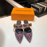Louis Vuitton shoes Style 205 - front view, luxury comfort fit