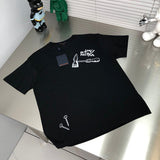 Front view of Louis Vuitton cotton t-shirt with logo-detail design