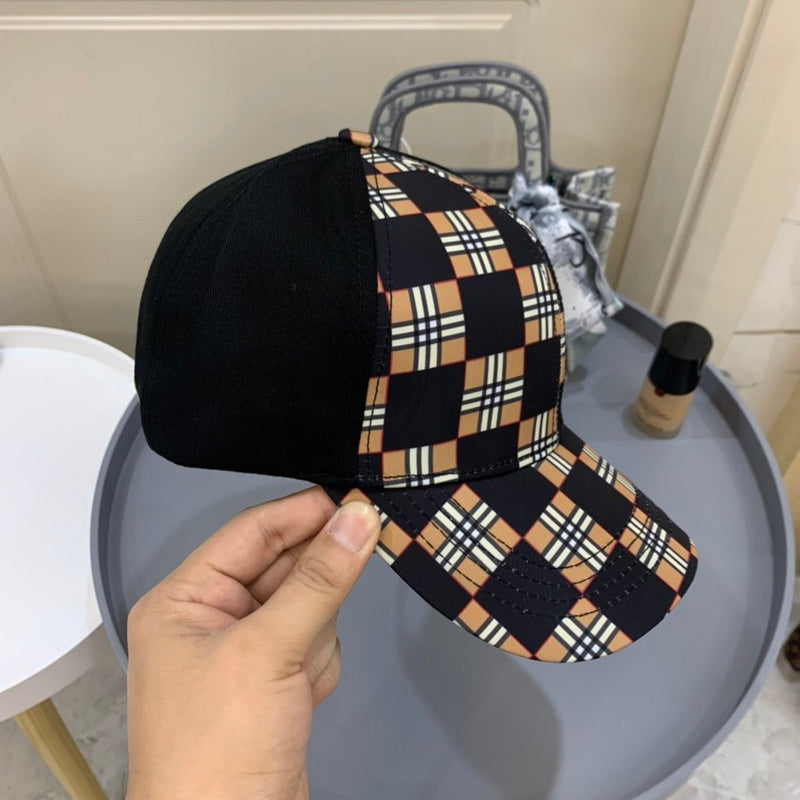 Front view of Burberry unisex cap