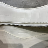 Effortless Vegan Leather Handbag - Statement Silhouette | Women's Fashion Handbag #684 - texture close-up (image 9) of designer-inspired handbag