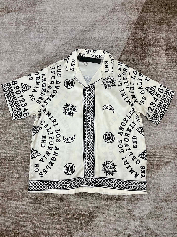 Amiri luxury t-shirt detail shot