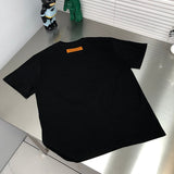 Front view of Louis Vuitton cotton t-shirt with logo-detail design