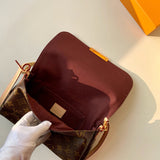 Side profile of elevated statement women's handbag – women's everyday handbag