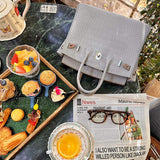 Interior view of structured premium bag