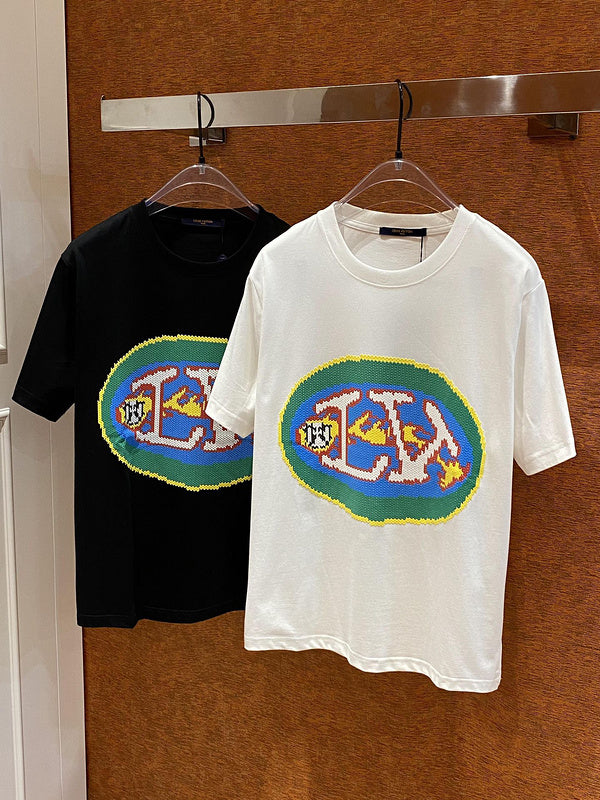 Front view of Louis Vuitton cotton t-shirt with relaxed-fit cut