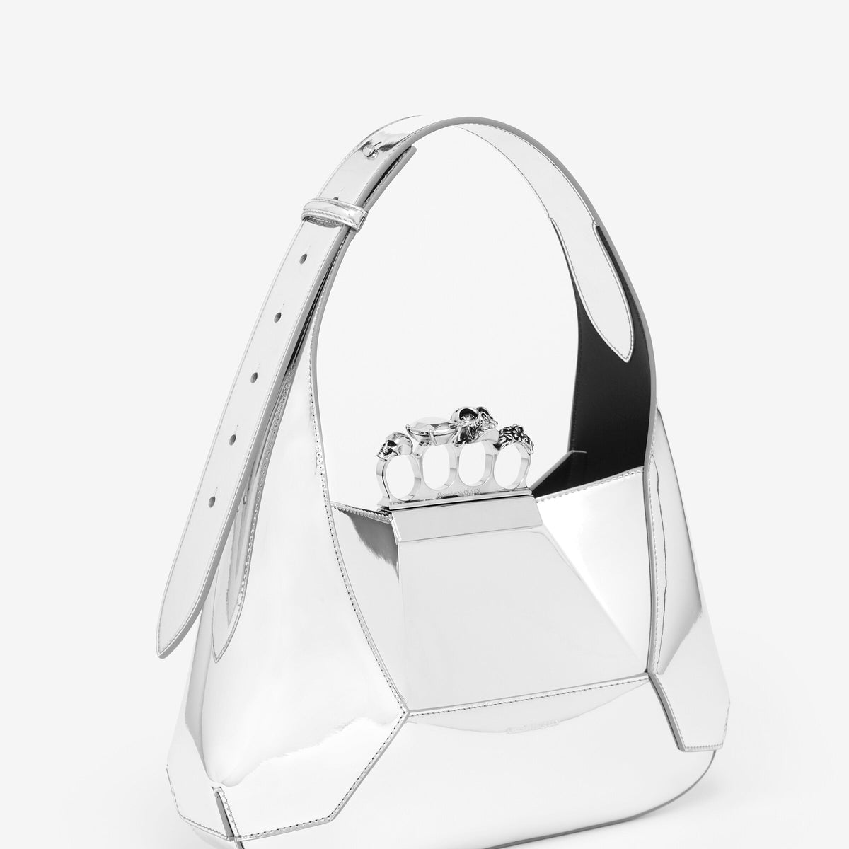 Alexander McQueen premium shoulder bags detail and craftsmanship close-up