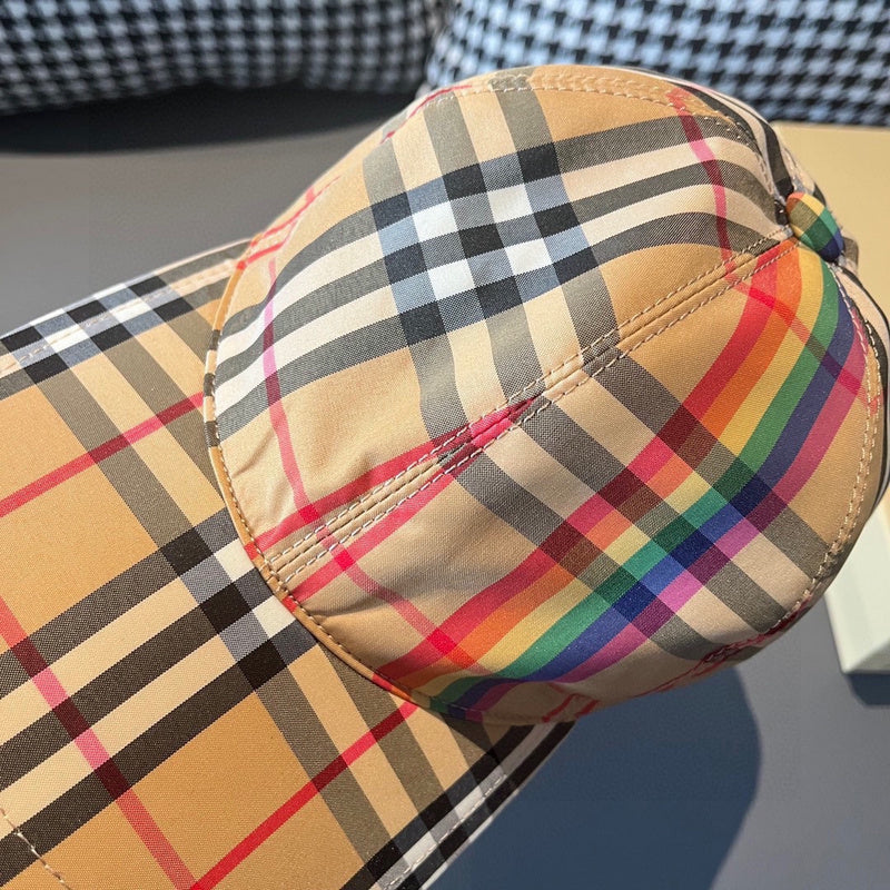 Front view of Burberry unisex cap