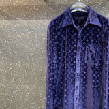 Back view of Louis Vuitton luxury clothing with everyday silhouette